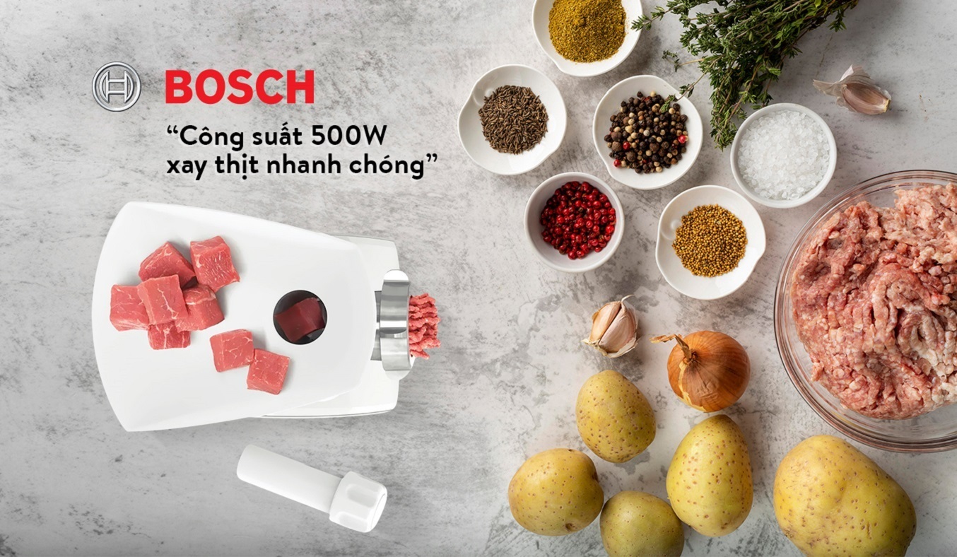 Máy xay thịt Bosch MFW3520W