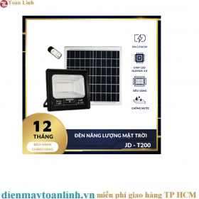 Đèn năng lượng mặt trời Jindian 200W JD-T200 - Chính Hãng