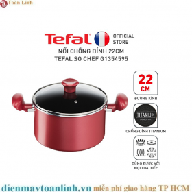 Nồi chống dính Tefal So Chef 22cm G1354595 - Chính hãng