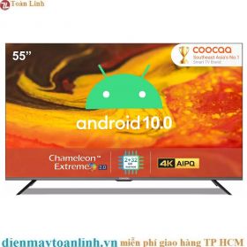 Smart Tivi Android Coocaa 55S6G Pro Silver 55 Inch - Chính hãng