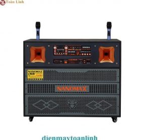 Loa kéo Nanomax Pro-805R (Bass Đôi 40cm 1600w kèm 2 micro)