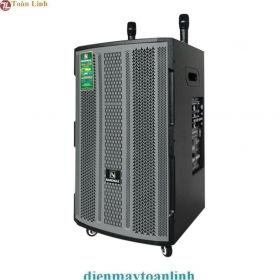 Loa Kéo Nanomax SK-15Q5 Bass 40cm Công Suất 680w màu xám kèm 2 mirco