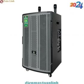 Loa Kéo Nanomax SK-15Q5 Bass 40cm Công Suất 680w màu xám kèm 2 mirco