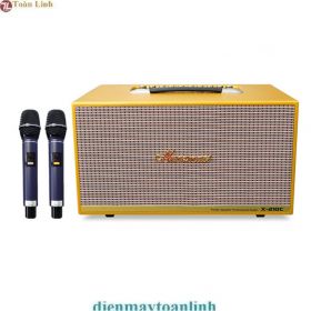 Loa xách tay Nanomax X-210C Bass đôi 16cm công suất 320w kèm 2 mirco X210C