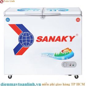 Tủ đông dàn đồng Sanaky VH-2299W1 ( 2 Chế Độ Đông, Mát 220 Lít ) - Hàng chính hãng