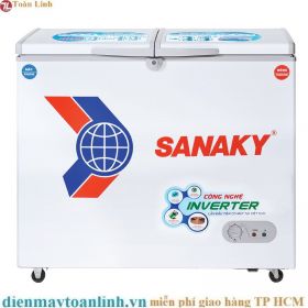 Tủ Đông Inverter Sanaky VH-2599W3 (2 Ngăn Đông, Mát 250L) - Hàng chính hãng