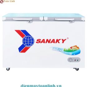 Tủ Đông Kính Cường Lực Sanaky VH-4099A2KD - 320 lít - Hàng chính hãng (kính xanh ngọc)