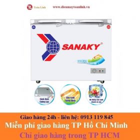 Tủ Đông Kính Cường Lực Sanaky VH-3699W2KD - 270 lít - Hàng chính hãng (kính xanh ngọc)