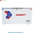 Tủ đông Sanaky VH-285W2 2 ngăn 2 cánh dàn lạnh nhôm - Hàng chính hãng