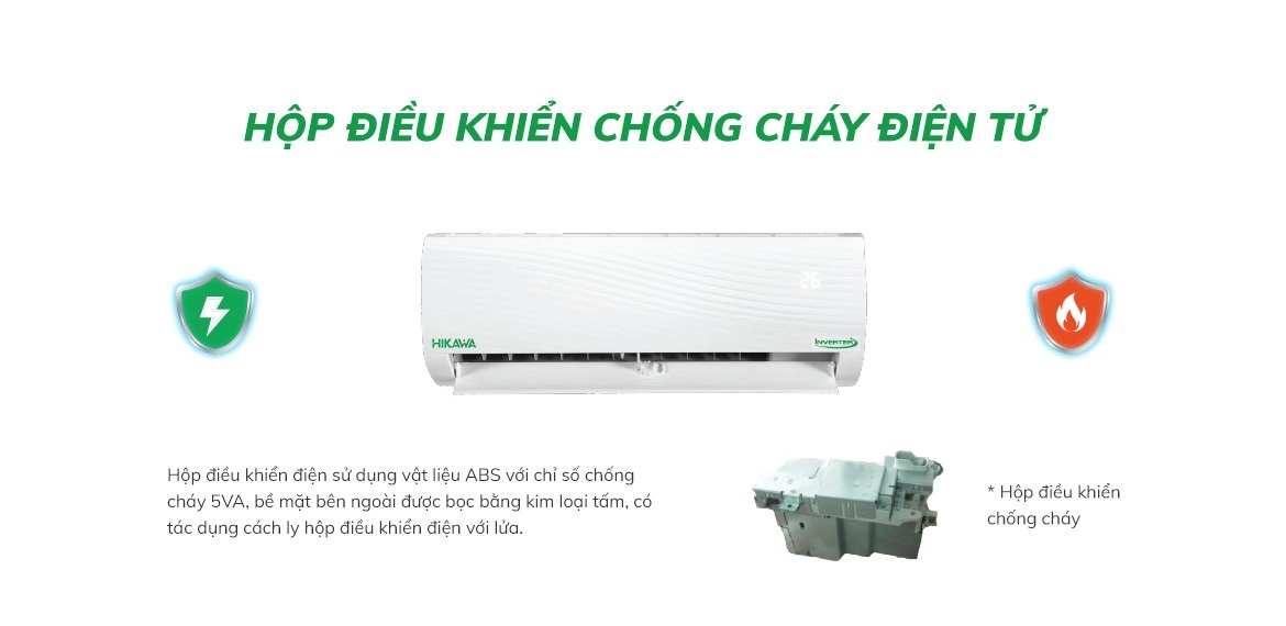 Máy lạnh âm trần HIKAWA Inverter 2HP (18000Btu) HI-CC20AT/HO-CC20AT