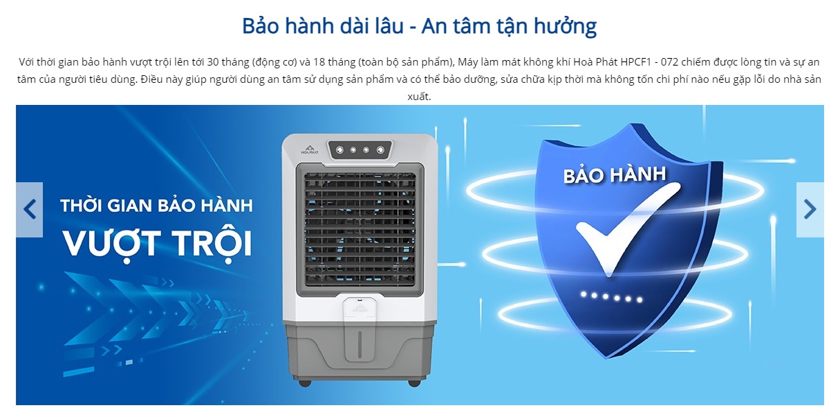 Quạt điều hoà Hòa Phát làm mát HPCF1-072 - Chính hãng