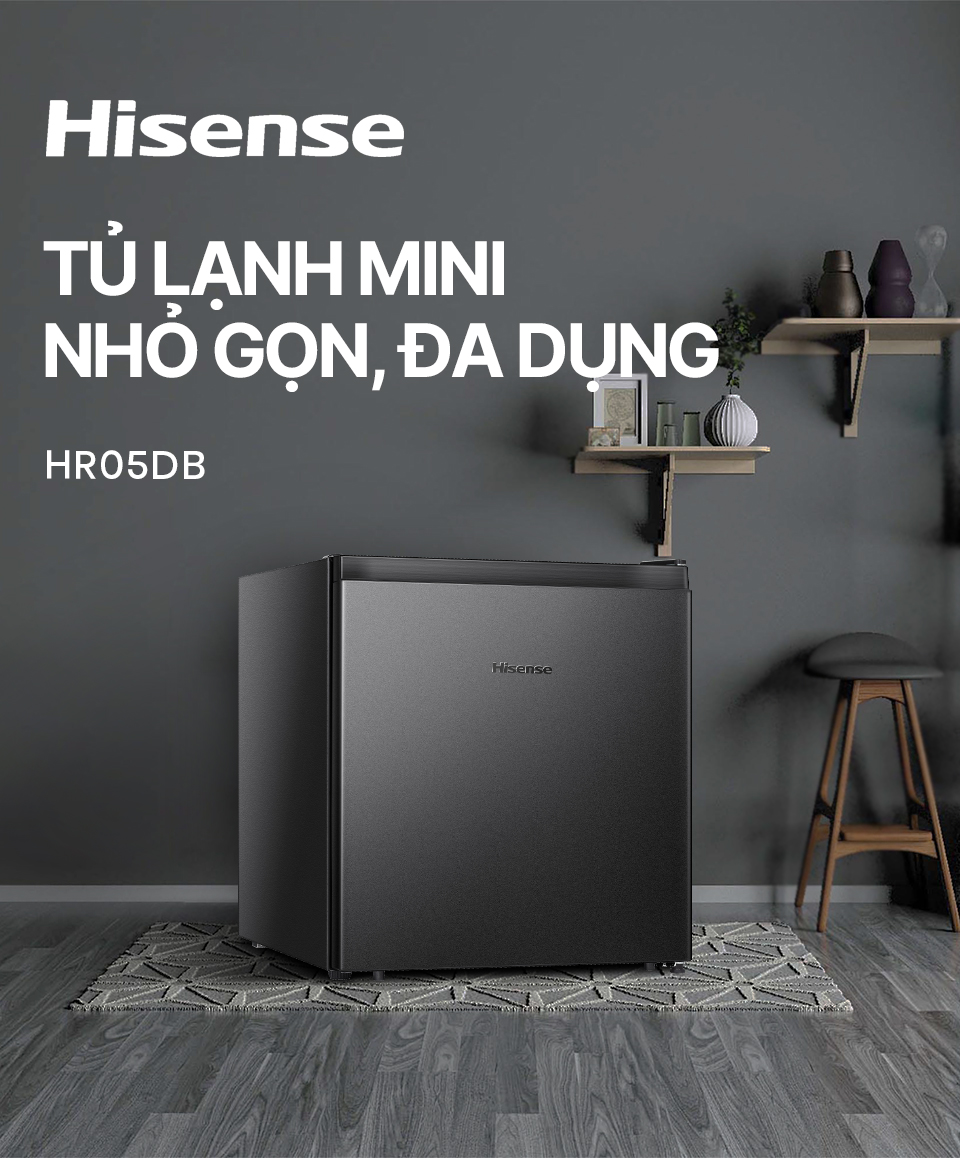 Tủ Lạnh Hisense HR05DB 44 lít - Chính Hãng 2023