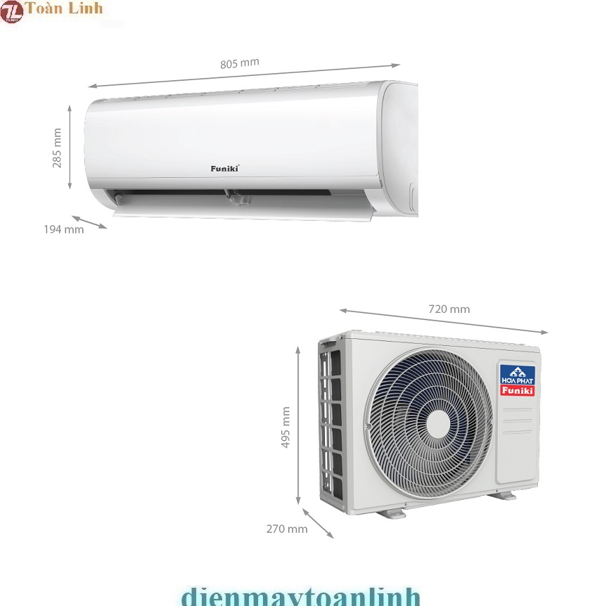 Máy lạnh Funiki HSC12TMU mono 1.5 HP