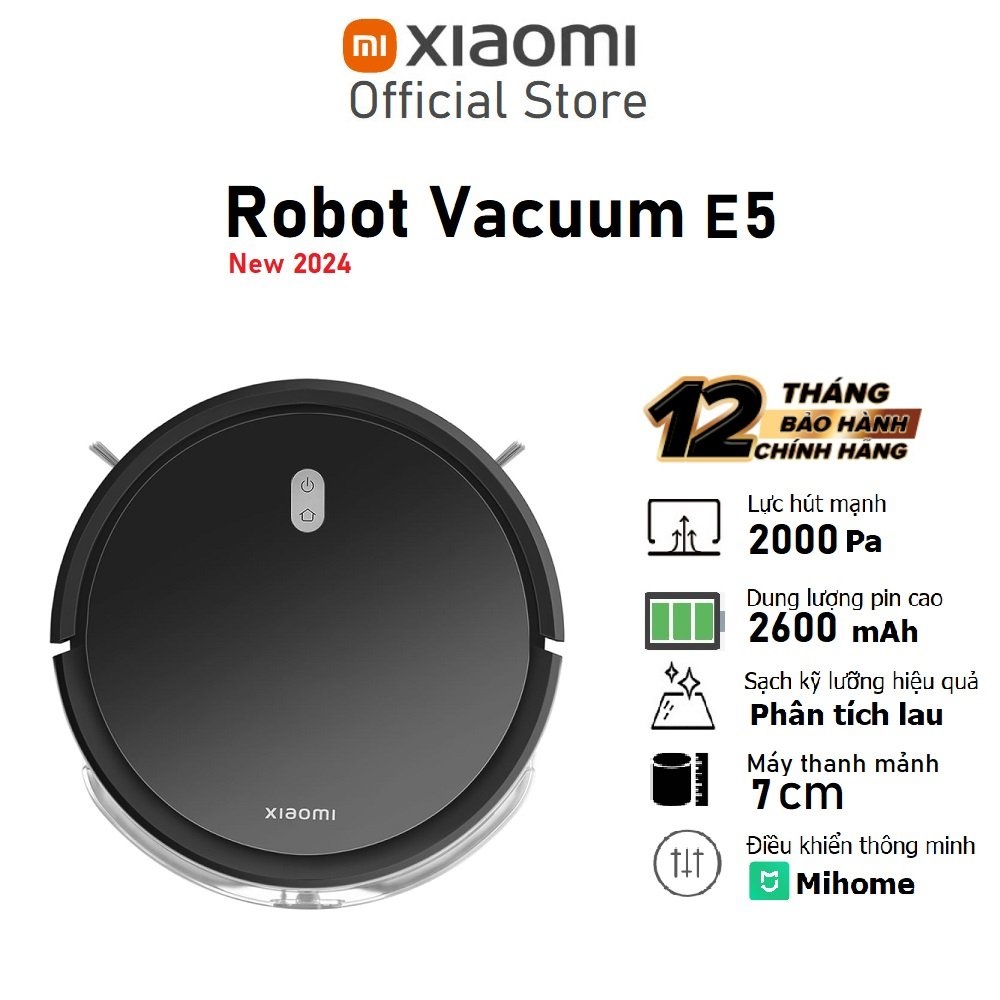 Robot hút bụi lau nhà Xiaomi Vacuum E5