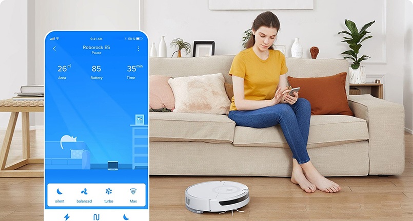 Robot hút bụi lau nhà Xiaomi Vacuum E5