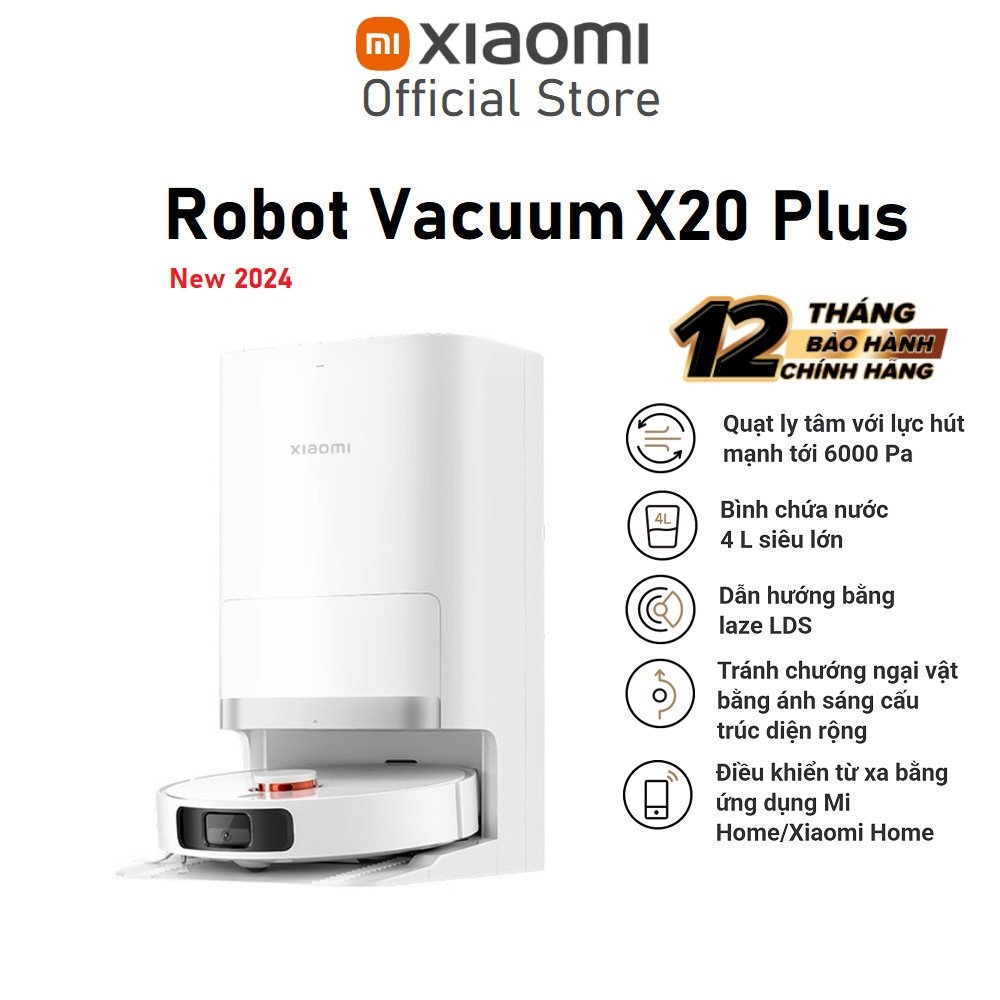 Robot hút bụi lau nhà Xiaomi Vacuum X20 Plus 